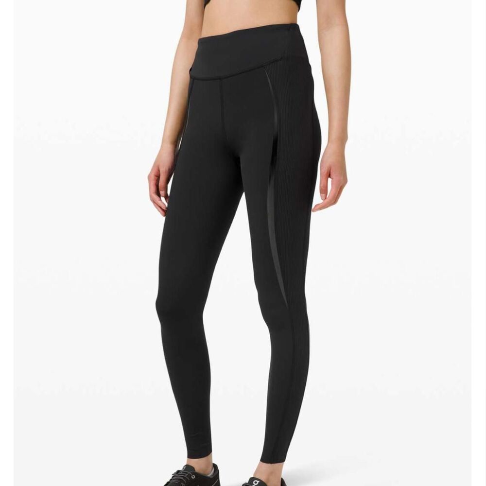 Lululemon 28" Gloss Trim Run Super High-Rise Tight - Size 4